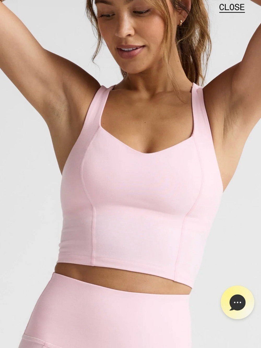 Beyond Yoga SpaceDye Frosty Pink Heather Legging Set